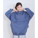 ワンピース 「LTXC/綿100%」ピグメントハーフジップチュニックワンピ キッズ 子供服 女の子