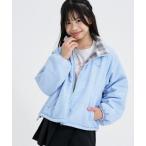 ブルゾン アウター リバーシブルチェック柄ブルゾン キッズ 子供服 女の子