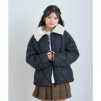 キルティング ブルゾン アウター ダブルジップパフィキルトブルゾン キッズ 子供服 女の子