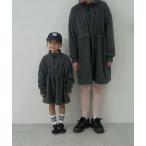 ワンピース 「S-L」フリースハーフジップワンピース キッズ 子供服 女の子
