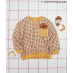 トレーナー 「ICCHI'S HANDMADE」モチーフ付きトレーナー キッズ 子供服 男の子 女の子