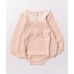 ベビー 「Quincy Mae」Callie Romper Pink Plaid