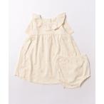 ベビー 「NO」「Quincy Mae」Ruffle Collar Jersey Dress Chicks