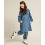 ワンピース 「Ou? by EDWIN」お花刺しゅうデニムワンピース キッズ 子供服 女の子