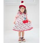 ワンピース さくらんぼポシェットワンピース キッズ 子供服 女の子
