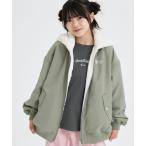 ブルゾン アウター リバーシブルフードつきフェイクファーブルゾン キッズ 子供服 女の子