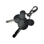 キーホルダー ディズニー ミッキーマウス 牛革 レザー キーカバー キーホルダー ブランド オリジナル