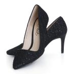 パンプス ラメ＆レース パンプス ハイヒール 結婚式 フォーマル オケージョン 同窓会