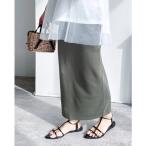 スカート パンツ派にオススメしたい！楽ちん、ウエストゴムリブタイトスカート