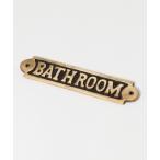 インテリア オリジナル ブラスプレートBATH「niko and ...」