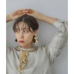 イヤリング 小花のアシンメトリーイヤリング レディース