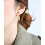 イヤリング ダブルラインフープイヤリング レディース