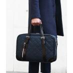 ビジネスバッグ ショルダーストラップ付きキルティングビジネスバッグ メンズ レディース