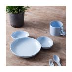 食器 ディズニー ミッキー メラミンセパレートプレート ブルー