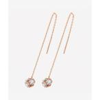 ピアス K10 ピンクゴールド キュービックジルコニア アメリカン ピアス BLOOM/ブルーム レディース