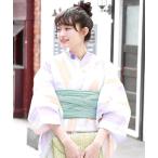 ショッピング浴衣 帯 浴衣 浴衣3点セット （浴衣＋帯＋下駄）「bonheur saisons/ボヌールセゾン」 レディース