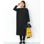 ワンピース ＼リニューアル／エンボス加工シンプルIラインワンピース