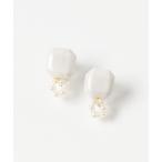 イヤリング 「irodori」circle パール earring（アイスカラー） レディース
