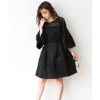  платье [ свадьба /oke- John платье ] flair рукав платье One-piece 