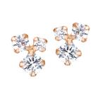 ピアス K10ピンクゴールド ピアス レディース