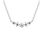 ネックレス シルバー アーチ ネックレス レディース