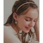 イヤリング パールビジューイヤリング レディース