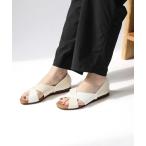 サンダル 「MADE IN JAPAN」「安心の日本製」オープントゥフラットシューズ「RiiiKa/リーカ」 レディース