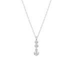 ネックレス K10ホワイトゴールドネックレス レディース