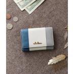 ショッピングミニ財布 財布 トリコロールカラー三つ折りミニ財布 レディース