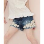 パンツ レイ デニムショートパンツ キッズ 子供服 女の子
