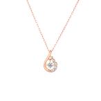 ネックレス K10ピンクゴールドネックレス レディース