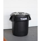 ゴミ箱 ダストボックス メンズ THOR Round Container ソー ラウンドコンテナー 38L フタ付き