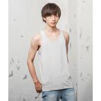  майка [MinoriTY] майка постоянный длина кромка Flat Thai игоровое место футболка накладывающийся "надеты" безрукавка мужской мужской женский 