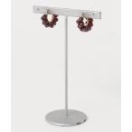 イヤリング 「marinaJEWELRY」14kgf/AAA Garnet wrapped earring レディース