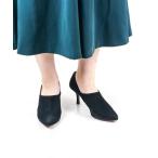 ブーツ Limit till 2359 リミットティル2359 ポインテッドトゥヌバックレザーシンプルピンヒールブーティ レディース