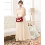 ドレス 結婚式ワンピース総レース5分袖ワンピースドレス