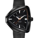 腕時計 HAMILTON 「ハミルトン」 腕時計 Ventura （ベンチュラ） Elvis80 オート 自動巻き 44.60MM ラバーベルト ブラ