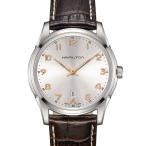 腕時計 HAMILTON 「ハミルトン」 腕時計 Jazzmaster （ジャズマスター） Thinline クオーツ 42MM レザーベルト ホワイ