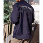 ブルゾン アウター GONZ COACH JACKET/スラッシャーマークゴンザレスビッグロゴバックプリントナイロンコーチジャケット メンズ レディー