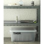 収納 THOR Large Totes With Lid ソーラージトートウィズリッド コンテナ 収納ボックス フタ付き 53L