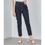 ジーンズ デニム デニムパンツ Lee/リー「STANDARD WARDROBE」スリムデニムパンツ / ハイウエスト / 綿100％本格こなれジーン