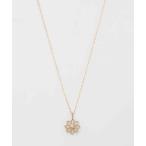 ショッピングクレマチス ネックレス 「ラストワン」「K10」クレマチスフラワーネックレス レディース