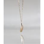 ネックレス ゴールド フェザー ネックレス | K10YG レディース