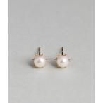 ショッピングパール ピアス パール ミルククラウン ピアス | K18 レディース