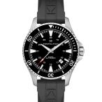 腕時計 HAMILTON 「ハミルトン」 腕時計 Khaki Navy （カーキ ネイビー） Scuba オート 自動巻き 40MM ブラック×ブラッ