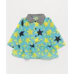  плащ Kappa звезда считая ... оборка пальто Kids ребенок девочка 