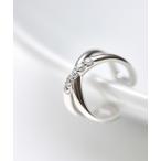 ショッピングイヤーカフ イヤーカフ シルバー キュービックジルコニア イヤーカフ 片耳用 ESTELLE/エステール WEB限定 レディース