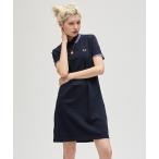 ワンピース Twin Tipped Pique Dress/フレッドペリーポロシャツワンピース