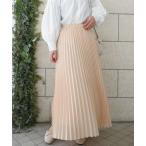 ショッピングロングスカート スカート ジョーゼットプリーツロングスカート
