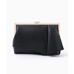 バッグ クラッチバッグ ラッフルデザインがま口2wayクラッチパーティーバッグ